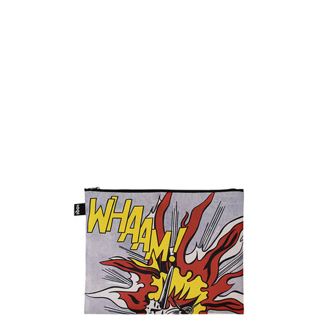 MUSEUM  Collection /ROY LICHTENSTEIN /WHAAM!   Recycled Zip Pockets/ZP.RL.WH