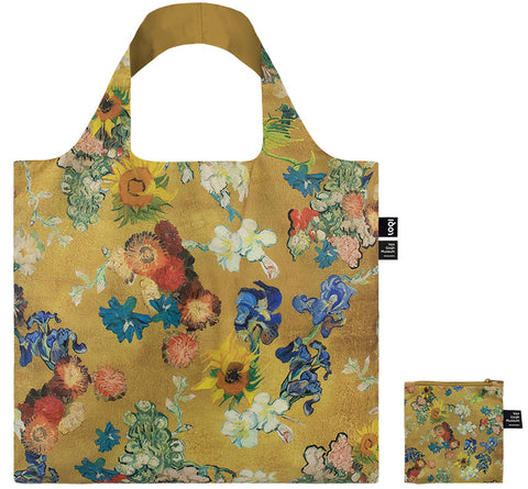MUSEUM  Collection/VINCENT VAN GOGH /VGM 50th Anniversary Bouquet/Flower Pattern,Gold Recycled Bag/VGM.AG